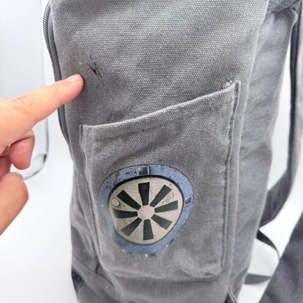 Star Wars Galaxys Edge Droid Depot Industrial Automaton Canvas Backpack Grey